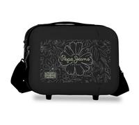 Pepe Jeans Eloise Nececer Adaptable Negro 25x21x15 cm Rígido ABS 7,8L 0,8 kgs by Joumma Bags