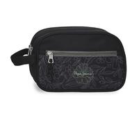 Pepe Jeans Eloise Neceser Dos Compartimentos Adaptable Azul 26x16x12 cm Poliéster by Joumma Bags
