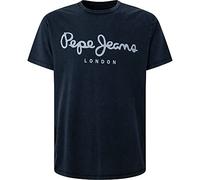 Pepe Jeans Essential Denim Tee N, T-Shirt para Hombre, Azul (Indigo), XL