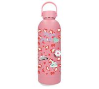 Pepe Jeans Evelyn Botella de Acero Inoxidable Rosa 7,4x23,5x7,4 cms Acero Inoxidable by Joumma Bags