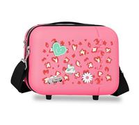 Pepe Jeans Evelyn Nececer Adaptable Fucsia 25x21x15 cm Rígido ABS 7,8L 0,8 kgs by Joumma Bags