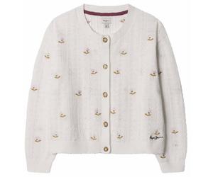 Pepe Jeans Fancy Cárdigan Tipo suéter, Blanco (Mousse White), 8 años para Niñas