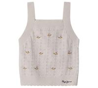 Pepe Jeans Fancy Top Prendas de Punto, Blanco (Mousse White), 16 años para Niñas