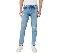 Pepe Jeans Finsbury, Jeans Hombre, Azul (Denim-vt5), 32W / 32L