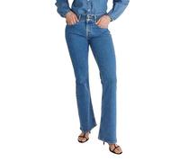 Pepe Jeans Flare Jeans MW Venus, Azul (Denim-3SA), 29W / 30L para Mujer