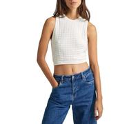 Pepe Jeans Gaia Top Knitwear Mujer, Blanco (Blanco), L