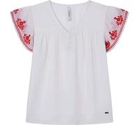 Pepe Jeans Gaulle Blouse, Blanco (White), 16 Years Niña