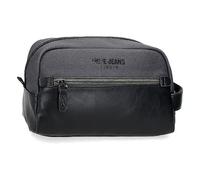 Pepe Jeans Grays Nececer Adaptable Negro 25x15x12 cms Poliéster