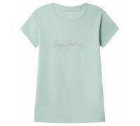 Pepe Jeans Hana Glitter N Camiseta para niña, Azul (Aqua Blue), 14