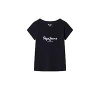 Pepe Jeans Hana Glitter N Camiseta para niña, Color Azul (Crudo Oscuro), 14 años, Azul (Blanco Crudo Oscuro), 14 años