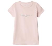 Pepe Jeans Hana Glitter N Camiseta para niña, Rosa (Rosa Suave), 12