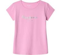Pepe Jeans Hana Glitter N Camiseta, Rosa (Rosa Sundae), 16 años para Niñas