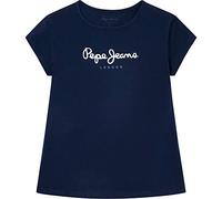 Pepe Jeans Hana Glitter S/S N, T-Shirt Niñas, Azul (Dulwich), 6 años