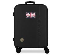 Pepe Jeans Henry Maleta Mediana Negro 48x68x27 cms Rígido ABS Cierre Normal Lock Integrado 72L 3,48 kgs Extensible by Joumma Bags