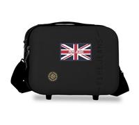 Pepe Jeans Henry Nececer Adaptable Negro 25x21x15 cm Rígido ABS 7,8L 0,8 kgs by Joumma Bags