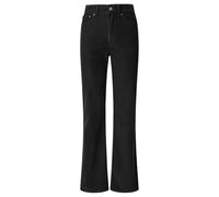 Pepe Jeans High Waist Flare Willa Corduroy Pantalón, Negro (Negro), 33W / 32L para Mujer