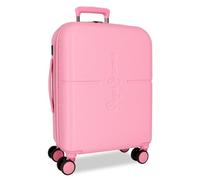 Pepe Jeans Highlight Maleta de Cabina Rosa 40x55x20 cms Rígido 2,92 kgs Cierre TSA Integrado ABS 2,92 kgs 37L Equipaje de Mano by Joumma Bags