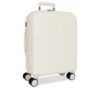 Pepe Jeans Highlight Maleta de Cabina Beige 40x55x20 cms Rígido 2,92 kgs Cierre TSA Integrado ABS 2,92 kgs 37L Equipaje de Mano by Joumma Bags