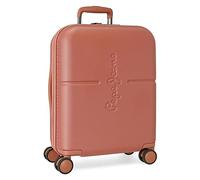 Pepe Jeans Highlight Maleta de cabina Rojo 40x55x20 cms Rígida ABS Cierre TSA integrado 37L 3,22 kgs 4 Ruedas dobles Equipaje de Mano