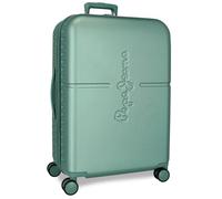 Pepe Jeans Highlight Maleta Mediana Azul 48x70x28 cms Rígida ABS Cierre TSA Integrado 79L 3,22 kgs 4 Ruedas Dobles by Joumma Bags