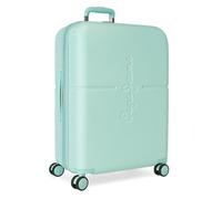 Pepe Jeans Highlight Maleta mediana Azul 48x70x28 cms Rígida ABS Cierre TSA integrado 79L 4,32 kgs 4 Ruedas dobles Extensible