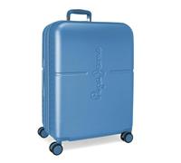 Pepe Jeans Highlight Maleta Mediana Azulon 48x70x28 cm Rígida ABS Cierre TSA Integrado 79L 4kg 4 Ruedas Dobles Extensible by Joumma Bags
