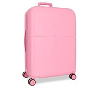 Pepe Jeans Highlight Maleta Mediana, Rosa, Rígido ABS