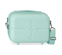 Pepe Jeans Highlight Neceser Adaptable con Bandolera Azul 29x21x15 cms Rígido ABS 9,14L