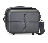 Pepe Jeans Highlight Neceser Adaptable con Bandolera Azul 29x21x15 cms Rígido ABS 9,14L