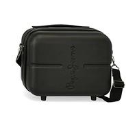 Pepe Jeans Neceser Highlight adaptable con bandolera - Negro, rígido ABS 29x21x15 cm, 9,14 L