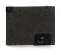 Pepe Jeans Hilltop Cartera Horizontal con Monedero Gris 11x8x1 cms Piel by Joumma Bags