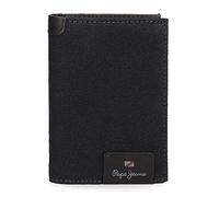 Pepe Jeans Hilltop Cartera vertical con monedero Azul 8,5x11,5x1 cms Piel