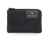 Pepe Jeans Hilltop Monedero con Tarjetero Azul 11x7x1,5 cms Piel