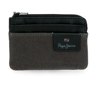 Pepe Jeans Hilltop Monedero de Hombre, con Protección RFID, Azul, 11x7x1,5 cms Piel