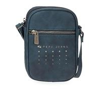 Pepe Jeans Holly Bandolera Pequeña Azul 11x17,5x2,5 cms Piel sintética
