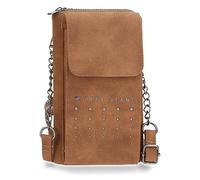 Pepe Jeans Holly Bandolera Pequeña Marrón 11x20x4 cms Piel sintética