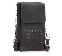 Pepe Jeans Holly Bandolera Pequeña Negro 11x20x4 cms Piel sintética