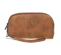 Pepe Jeans Holly Bolso de Mano Marrón 20x11x4 cms Piel sintética