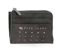 Pepe Jeans Holly Tarjetero Negro 11,5x8x1,5 cms Piel sintética