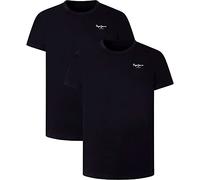 Pepe Jeans Hombre Pepe Tshirt 2p Tshirt Negro (Black),XL