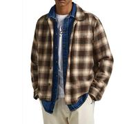 Pepe Jeans - Hombre Regular Fit Manga Larga Camisa de Franela - Chaendler Trail