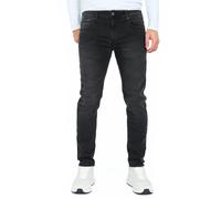 Pepe Jeans - Hombre Slim Fit Super Stretch Jeans Vintage Negro - Stanley