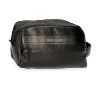 Pepe Jeans Horley Neceser Adaptable Negro 25x15x12 cms Poliéster