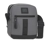 Pepe Jeans Hoxton Bandolera Dos Compartimentos Gris 17x22x7,5 cms Poliéster y PU by Joumma Bags