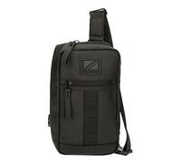 Pepe Jeans Hoxton Bandolera Negro 14x25x6 cms Poliéster y PU