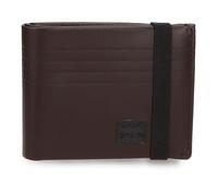 Pepe Jeans Hudson Cartera con Cinta elástica Marrón 11,5x8,5x1 cms Piel by Joumma Bags