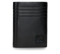 Pepe Jeans Hudson Cartera Vertical Negro 8,5x10,5x1 cms Piel by Joumma Bags