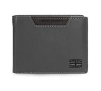 Pepe Jeans Indiana Billetero con Monedero Gris 11,5x8x1 cms Piel by Joumma Bags