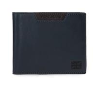 Pepe Jeans Indiana Billetero con Tarjetero Azul 12x9,5x1 cms Piel by Joumma Bags