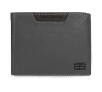 Pepe Jeans Indiana Billetero con Tarjetero Gris 12x9,5x1 cms Piel by Joumma Bags
